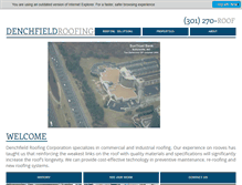 Tablet Screenshot of denchfieldroofing.com
